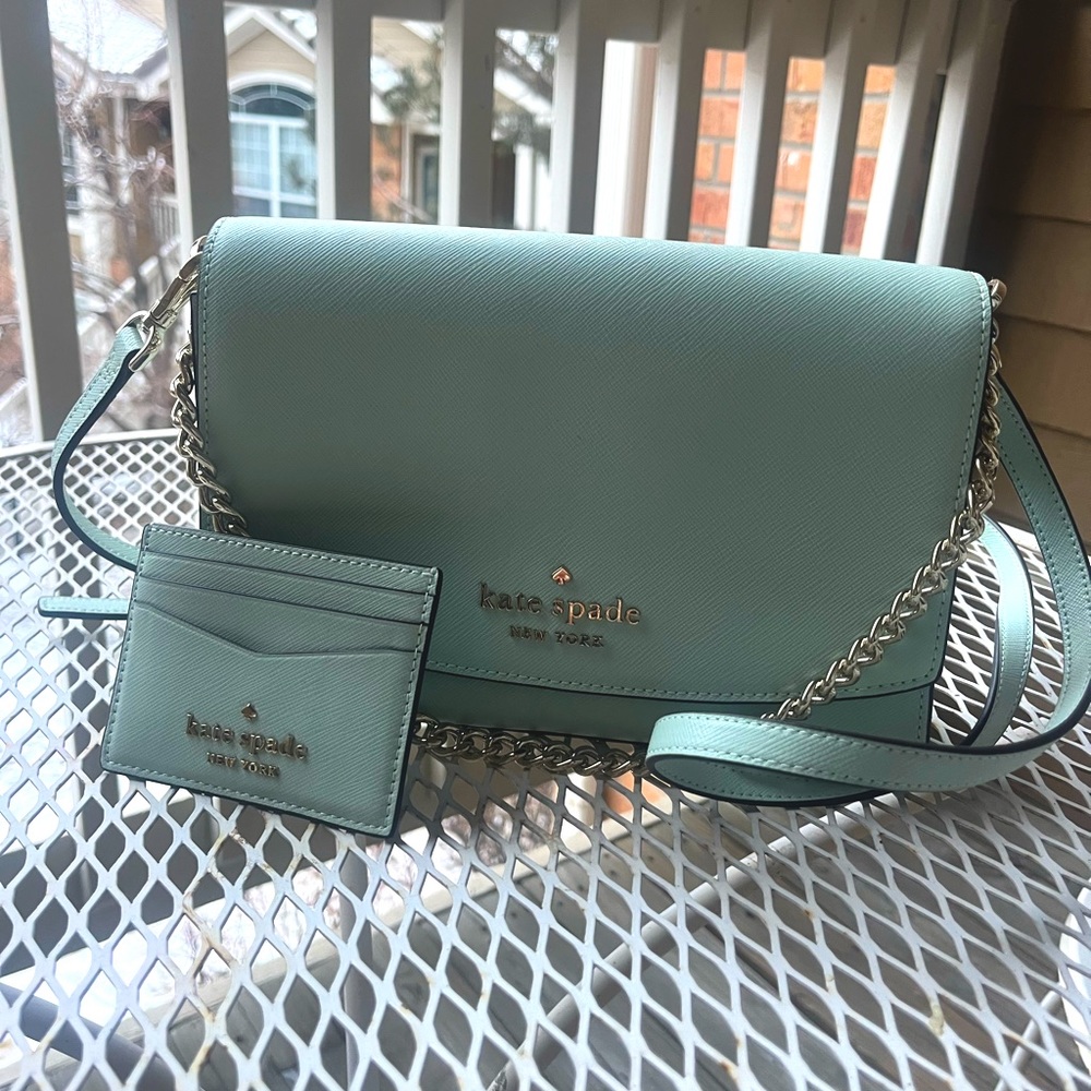 SOLD kate spade crossbody and card holder duo